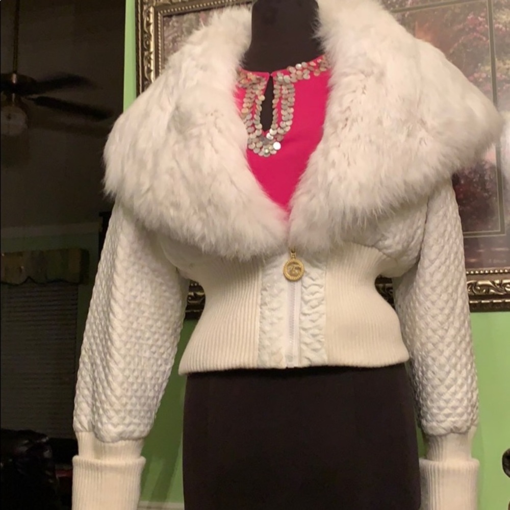 Rabbit puffer jacket